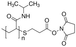 N-羟基琥珀酰亚胺 (NHS) 酯封端的聚(N-异丙基丙烯酰胺) average Mn 2,000