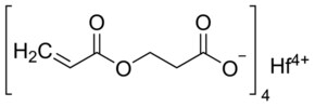 羧乙基丙烯酸铪 60% in 1-butanol, contains 500&#160;ppm methyl hydroquinone as inhibitor