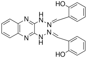 2-HYDROXYBENZALDEHYDE {3-[(2E)-2-(2-HYDROXYBENZYLIDENE)HYDRAZINO]-2-QUINOXALINYL}HYDRAZONE AldrichCPR