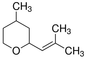 Tetrahydro-4-methyl-2-(2-methyl-1-propenyl)-2H-pyran mixture of cis and trans, &#8805;98%, stabilized, FG