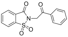 2-(2-oxo-2-phenylethyl)-1,2-benzisothiazol-3(2H)-one 1,1-dioxide AldrichCPR