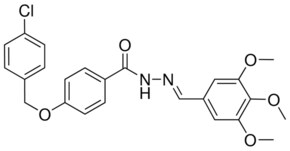 4-((4-CHLOROBENZYL)OXY)-N'-(3,4,5-TRIMETHOXYBENZYLIDENE)BENZOHYDRAZIDE AldrichCPR