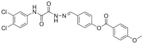 4-(2-((3,4-DICHLOROANILINO)(OXO)ACETYL)CARBOHYDRAZONOYL)PHENYL 4-METHOXYBENZOATE AldrichCPR
