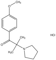 1-(4-methoxyphenyl)-2-methyl-2-(1-pyrrolidinyl)-1-propanone hydrochloride AldrichCPR
