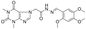 2-(1,3-DIMETHYL-2,6-DIOXO-1,2,3,6-TETRAHYDRO-7H-PURIN-7-YL)-N'-[(E)-(2,4,5-TRIMETHOXYPHENYL)METHYLIDENE]ACETOHYDRAZIDE AldrichCPR