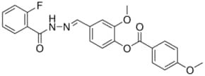 4-(2-(2-FLUOROBENZOYL)CARBOHYDRAZONOYL)-2-METHOXYPHENYL 4-METHOXYBENZOATE AldrichCPR