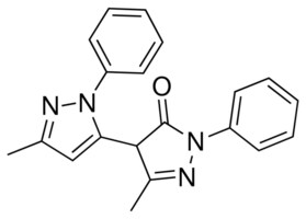 3-methyl-4-(3-methyl-1-phenyl-1H-pyrazol-5-yl)-1-phenyl-1H-pyrazol-5(4H)-one AldrichCPR