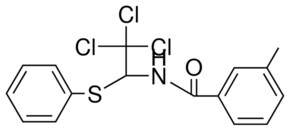 3-METHYL-N-(2,2,2-TRICHLORO-1-PHENYLSULFANYL-ETHYL)-BENZAMIDE AldrichCPR