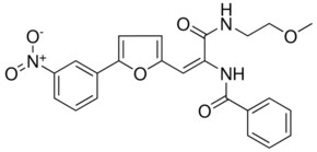 N-(1-(((2-METHOXYETHYL)AMINO)CARBONYL)-2-(5-(3-NITRO-PH)-2-FURYL)VINYL)BENZAMIDE AldrichCPR