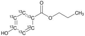 4-羟苯甲酸丙酯-环-13C 溶液 50&#160;&#956;g/mL in acetone, analytical standard