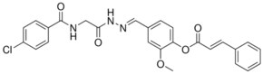 4-(2-(((4-CHLOROBENZOYL)AMINO)ACETYL)CARBOHYDRAZONOYL)-2-MEO-PH 3-PHENYLACRYLATE AldrichCPR