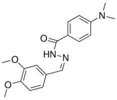 4-DIMETHYLAMINOBENZOIC (3,4-DIMETHOXYBENZYLIDENE)HYDRAZIDE AldrichCPR