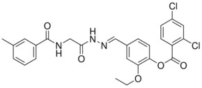2-ETHOXY-4-(2-(((3-ME-BENZOYL)AMINO)AC)CARBOHYDRAZONOYL)PH 2,4-DICHLOROBENZOATE AldrichCPR
