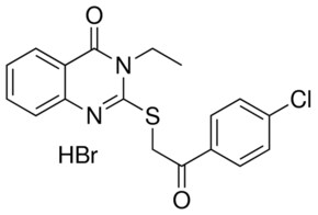 2-(2-(4-CHLORO-PH)-2-OXO-ETHYLSULFANYL)-3-ET-3H-QUINAZOLIN-4-ONE, HYDROBROMIDE AldrichCPR