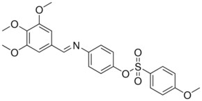4-MEO-BENZENESULFONIC ACID 4-((3,4,5-TRIMETHOXY-BENZYLIDENE)-AMINO)-PHENYL ESTER AldrichCPR