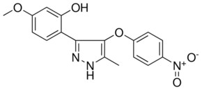 5-METHOXY-2-(5-METHYL-4-(4-NITROPHENOXY)-1H-PYRAZOL-3-YL)PHENOL AldrichCPR