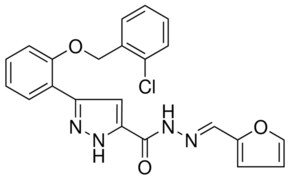 3-(2-((2-CHLOROBENZYL)OXY)PH)-N'-(2-FURYLMETHYLENE)-1H-PYRAZOLE-5-CARBOHYDRAZIDE AldrichCPR