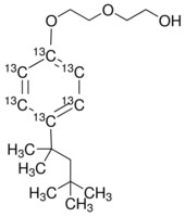 4-tert-Octylphenol-diethoxylate-ring-13C6 溶液 10&#160;&#956;g/mL in acetone, analytical standard