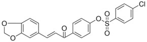 4-CHLORO-BENZENESULFONIC ACID 4-(3-BENZO(1,3)DIOXOL-5-YL-ACRYLOYL)-PHENYL ESTER AldrichCPR