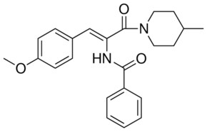 N-(2-(4-METHOXY-PHENYL)-1-(4-METHYL-PIPERIDINE-1-CARBONYL)-VINYL)-BENZAMIDE AldrichCPR