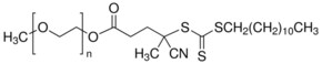 聚（乙二醇）甲醚(4-氰基-4-戊酸十二烷基三硫代碳酸) average Mn 5,400