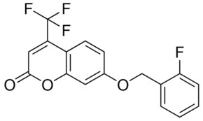 7-(2-FLUORO-BENZYLOXY)-4-TRIFLUOROMETHYL-CHROMEN-2-ONE AldrichCPR