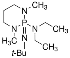 2-tert-Butylimino-2-diethylamino-1,3-dimethylperhydro-1,3,2-diazaphosphorine solution 1&#160;M in hexane, &#8805;97% (GC), 97% (GC)