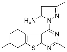 1-(2,7-DIMETHYL-5,6,7,8-TETRAHYDRO[1]BENZOTHIENO[2,3-D]PYRIMIDIN-4-YL)-3-METHYL-1H-PYRAZOL-5-AMINE AldrichCPR