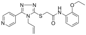 2-((4-ALLYL-5-(4-PYRIDINYL)-4H-1,2,4-TRIAZOL-3-YL)THIO)-N-(2-ETHOXY-PH)ACETAMIDE AldrichCPR