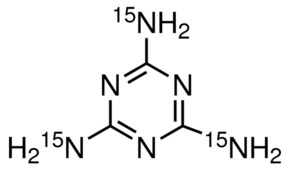 三聚氰胺-15N3) &gt;80 atom % 15N (triamine), &lt;20 atom % 15N (triazine), &#8805;97% (CP)