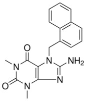 8-AMINO-1,3-DIMETHYL-7-(1-NAPHTHYLMETHYL)-3,7-DIHYDRO-1H-PURINE-2,6-DIONE AldrichCPR