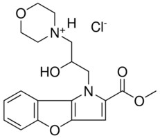 4-{2-HYDROXY-3-[2-(METHOXYCARBONYL)-1H-[1]BENZOFURO[3,2-B]PYRROL-1-YL]PROPYL}MORPHOLIN-4-IUM CHLORIDE AldrichCPR