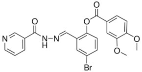 4-BROMO-2-(2-(3-PYRIDINYLCARBONYL)CARBOHYDRAZONOYL)PHENYL 3,4-DIMETHOXYBENZOATE AldrichCPR