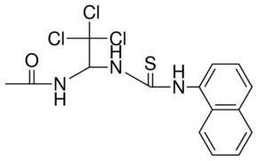 N-(2,2,2-TRICHLORO-1-(3-NAPHTHALEN-1-YL-THIOUREIDO)-ETHYL)-ACETAMIDE AldrichCPR