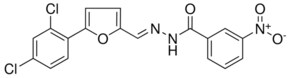 3-NITRO-BENZOIC ACID (5-(2,4-DICHLORO-PHENYL)-FURAN-2-YLMETHYLENE)-HYDRAZIDE AldrichCPR