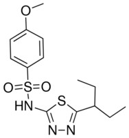 N-[5-(1-ethylpropyl)-1,3,4-thiadiazol-2-yl]-4-methoxybenzenesulfonamide AldrichCPR