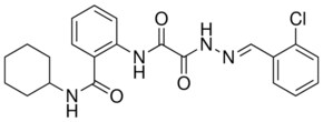 2-(((2-(2-CHLOROBENZYLIDENE)HYDRAZINO)(OXO)ACETYL)AMINO)-N-CYCLOHEXYLBENZAMIDE AldrichCPR