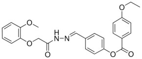 4-(2-((2-METHOXYPHENOXY)ACETYL)CARBOHYDRAZONOYL)PHENYL 4-ETHOXYBENZOATE AldrichCPR