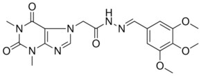2-(1,3-DIMETHYL-2,6-DIOXO-1,2,3,6-TETRAHYDRO-7H-PURIN-7-YL)-N'-[(E)-(3,4,5-TRIMETHOXYPHENYL)METHYLIDENE]ACETOHYDRAZIDE AldrichCPR