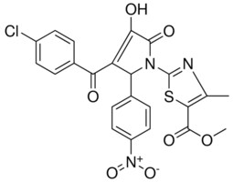 METHYL 2-[3-(4-CHLOROBENZOYL)-4-HYDROXY-2-(4-NITROPHENYL)-5-OXO-2,5-DIHYDRO-1H-PYRROL-1-YL]-4-METHYL-1,3-THIAZOLE-5-CARBOXYLATE AldrichCPR