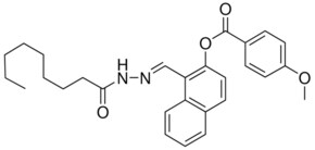 1-(2-NONANOYLCARBOHYDRAZONOYL)-2-NAPHTHYL 4-METHOXYBENZOATE AldrichCPR