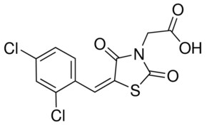 (5-(2,4-DICHLOROBENZYLIDENE)-2,4-DIOXO-1,3-THIAZOLIDIN-3-YL)ACETIC ACID AldrichCPR
