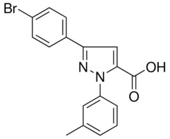 3-(4-BROMOPHENYL)-1-(3-METHYLPHENYL)-1H-PYRAZOLE-5-CARBOXYLIC ACID AldrichCPR