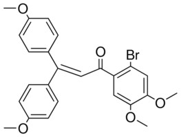 1-(2-BROMO-4,5-DIMETHOXY-PHENYL)-3,3-BIS-(4-METHOXY-PHENYL)-PROPENONE AldrichCPR