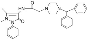 2-(4-BENZHYDRYL-PIPERAZIN-YL)-N-(1,5-DIMETHYL-3-OXO-2-PH-PYRAZOL-4-YL)-ACETAMIDE AldrichCPR