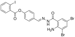 4-(2-(2-AMINO-3,5-DIBROMOBENZOYL)CARBOHYDRAZONOYL)PHENYL 2-IODOBENZOATE AldrichCPR