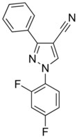 1-(2,4-Difluorophenyl)-3-phenyl-1H-pyrazole-4-carbonitrile AldrichCPR