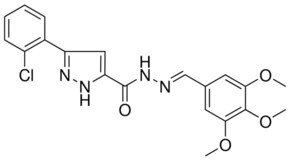 3-(2-CHLOROPHENYL)-N'-(3,4,5-TRIMETHOXYBENZYLIDENE)-1H-PYRAZOLE-5-CARBOHYDRAZIDE AldrichCPR