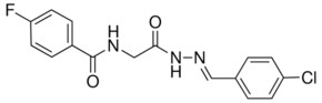 N-(2-(2-(4-CHLOROBENZYLIDENE)HYDRAZINO)-2-OXOETHYL)-4-FLUOROBENZAMIDE AldrichCPR