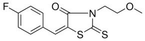 5-(4-FLUOROBENZYLIDENE)-3-(2-METHOXYETHYL)-2-THIOXO-1,3-THIAZOLIDIN-4-ONE AldrichCPR